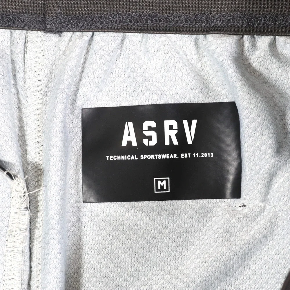 ⁠ASRV Silver-Lite Training Shorts Mens M Grey Camo Linerless Athletic Gym